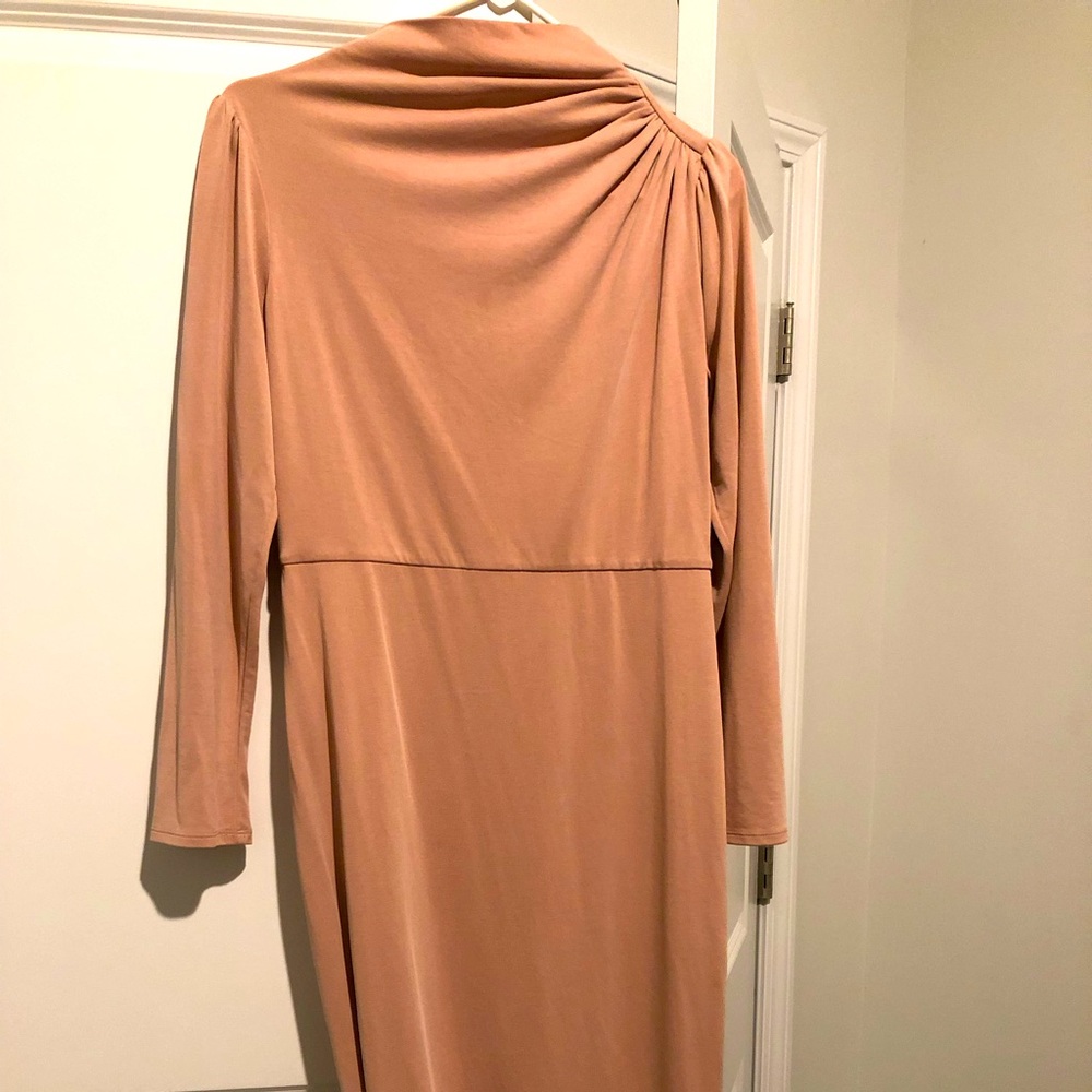 Express Pink Long Sleeve Dress